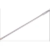 EXTOL štirirezni udarni vrtalnik SDS PLUS za beton in zid, premer 6,5 x 310 mm 8801709