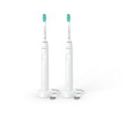 Philips Sonicare S3100 HX3675/13 electric toothbrush, double pack , white + white Dom