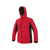 Podložena softshell zimska jakna CXS VEGAS rdeče-črna