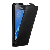 Cadorabo Cadorabo Ohišje, združljivo z Samsung Galaxy J1 2016 v nočna črna - Zaščitni ovitek v obliki flipa z magnetnim zapiranjem, (20563760)