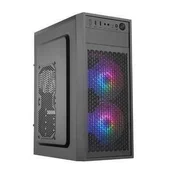 Ohišje EUROCASE ML N6-530B, ATX, 2x USB-A, 1x USB-C, 2x 120mm ARGB ventilator, črno