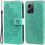 GS Ovitek za Xiaomi Redmi Note 12 4G, cvet mandale, zelen