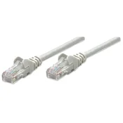 Intellinet Intellinet omrežni patch kabel, Cat5e, 2m, siv, CCA, U/UTP, PVC, RJ45, pozlačeni kontakti