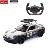 Licencirani auto na daljinsko upravljanje 1:14 Porsche 911 Dakar Performance RASTAR - bijelo/plavi