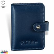Princ Leather Novcanik za kartice, Teget