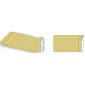 Kuverta vrečka B4 natron silikon 250x353x40mm 120gr razširjeno križno dno