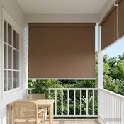 Roleta zaštita od UV zracenja Sivosmeda 60 x 230 cm Poliester