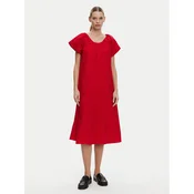 Tommy Hilfiger Poletna obleka WW0WW44667 Rdeča Relaxed Fit