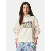 Adidas FARM HOODIE, ženski pulover, bijela VB144