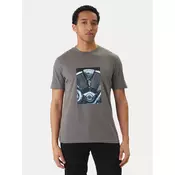 HUGO Majica Dostino 50557674 Siva Regular Fit