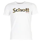 Schott Majice s kratkimi rokavi LOGO Bela
