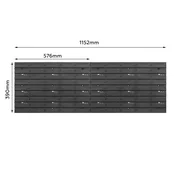 shumee Delavniška plošča za orodje 1152 x 390 mm stenska
