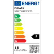 ELMARK LED trak 24V 18W/M IP20 4000K 5M