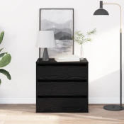 Ormar s ladicama Crna 61 x 41 x 58 cm Konstruirano drvo