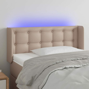 LED uzglavlje cappuccina 103x16x78/88 cm od umjetne kože