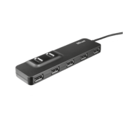 TRUST USB Hub - Oila 7 (7 port; USB2.0; PowerAdapter)