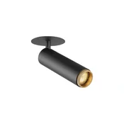 Slv LED spot svjetiljka GRIP! M, stropna, crno/zlatna, 21W, IP20