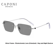 Caponi Unisex naocare za sunce, Srebrne