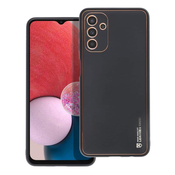 Usnjen TPU ovitek za Samsung Galaxy A13 5G/A04s - črn