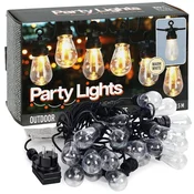 shumee Luči Garland Lighting Vrtna zunanja svetlobna veriga 20x žarnic