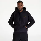 Mikina Carhartt WIP Hooded American Script Sweat Black XS