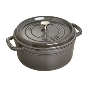 Okrogel lonec, grafitno siva O 24 cm Staub
