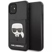 Karl Lagerfeld iPhone 11 hardcase black (KLHCN61CSKCBK)