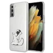 Karl Lagerfeld Etui Karl Lagerfeld Choupette Fun za Samsung Galaxy S21+ - prozorno