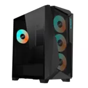 GIGABYTE C301 GLASS V2 USB 3.1 Gen2 Type-C ARGB osvetljeno ohišje, E-ATX črno