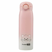 Termo steklenička roza 480 ml, FreeON