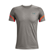 UNDER ARMOUR Tehnicka sportska majica  RUSH , siva / narancasta
