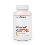 GYMBEAM Vitamin C + D3 1000 IU 90 tab.