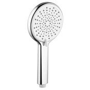 Massage hand shower, 3 shower modes + spray mode, silicone nozzles, dia 120mm, ABS/chrome - Chrome - Sapho - 24 - Plastika - Krožni - 252 - 58 - 14