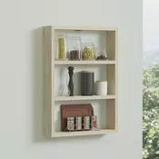 Hanah Home Zidna polica Pr1-T, 43.2x60x9 cm,Krem