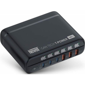 Newell T-power USB napajalnik, 140 W, 3xUSB-C, 3xUSB-A, črn (NL3937)