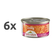 Almo Nature Daily Mousse konzerva - tuna in losos - 85 g 6 x 85 g
