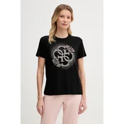 Guess Majica E6GI01 K68D2 Črna Regular Fit