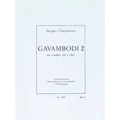 CHARPENTIER J:GAVAMBODI 2,POUR ALT SAX ET PIANO