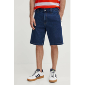 Jeans kratke hlače Calvin Klein Jeans moške, mornarsko modra barva, J30J325696