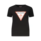 GUESS JEANS SHORT SLEEVE T-SHIRT WOMEN BLACK