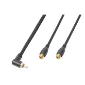 POWER DYNAMICS CX143 1xRCAM 2XRCAF 0,3 m avdio kabel