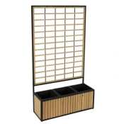 Planter box EJDER W27xL74xH131 hardwood