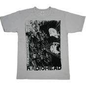 Radiohead Majica Scribble Unisex Grey M