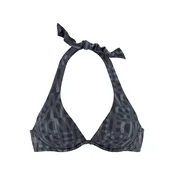 Elbsand Bikini zgornji del siva/pegasto črna