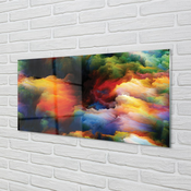 tulup.si Stenska plošča za kuhinjo Fraktali 125x50 cm