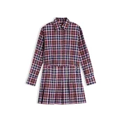 Tommy Jeans Dolga srajca kremna/mornarska/staro roza/brusnica
