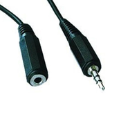 Cablexpert | Podaljševalni avdio kabel | Ženski | Mini stereo 3,5 mm | Mini stereo 3,5 mm | Črna