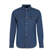 LEVIS ® Srajca M Barstow Western Standard Lower Haight Med Indigo Flat Finish Shirt mešane barve