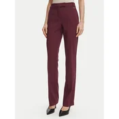 Fracomina Hlače iz tkanine FR26WV4003W42901 Bordo rdeča Regular Fit
