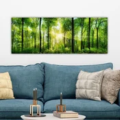 Wallity Dekorativna slika na platnu, 30x80cm, Šarena